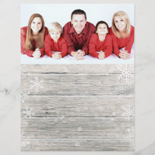 Rustikales Holz Frohe Weihnachtsgeschichten Foto P