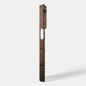 Rustikales Holz Funny Pink Pickleball Case-Mate iPhone Hülle (Rückseite / Rechts)