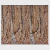 Rustikales Holz Geschenkpapier (Flach)