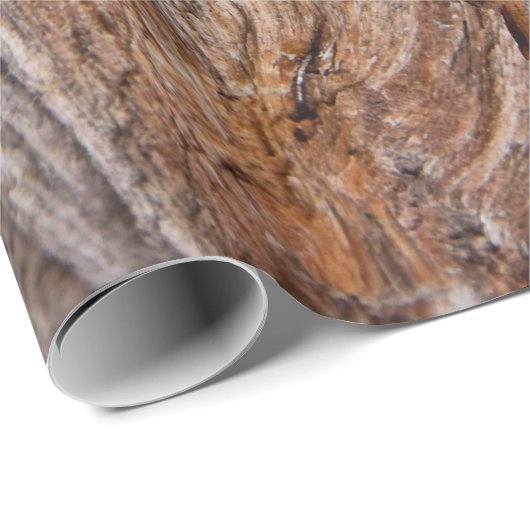 Rustikales Holz Geschenkpapier (Rolleneckpunkt)