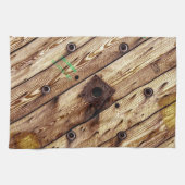 Rustikales Holz Geschirrtuch (Horizontal)