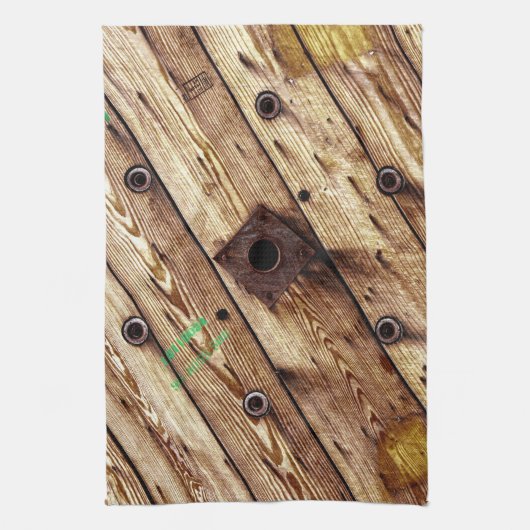 Rustikales Holz Geschirrtuch (Vertikal)