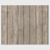 Rustikales Holz gewitterte Stallplatten Wrapping P Geschenkpapier (Flach)