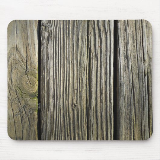 Rustikales Holz Grain Deck Board Stall Country Män Mousepad (Vorne)