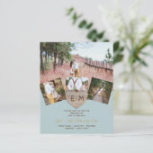 Rustikales Holz graviert Herz FOTO COLLAGE BUDGET (Stehend Vorderseite)