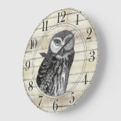 Rustikales Holz Großuhr Große Wanduhr (Winkel)