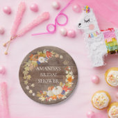 Rustikales Holz Herbst Dusche 7" Platten Pappteller (Party)