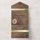 Rustikales Holz in einer Einladung (Innen Boden)