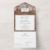 Rustikales Holz in einer Einladung (Innen Boden)