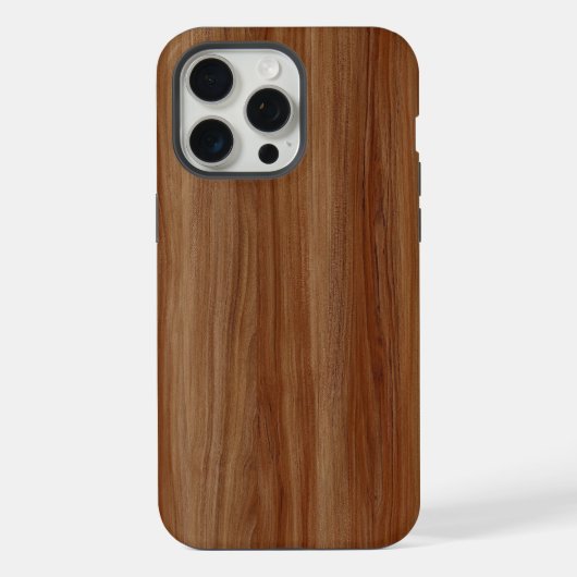 Rustikales Holz iPhone Case - Naturstil Hülle (Rückseite)