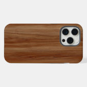 Rustikales Holz iPhone Case - Naturstil Hülle (Rückseite (Horizontal))