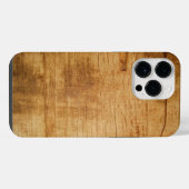 Rustikales Holz iPhone Hülle (Rückseite (Horizontal))