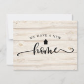 Rustikales Holz Kalligrafie Haushalt Bewegung Ankü (Vorderseite)