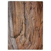 Rustikales Holz Klemmbrett (Rückseite)
