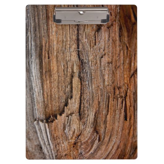 Rustikales Holz Klemmbrett (Vorderseite)