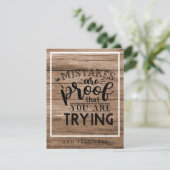 Rustikales Holz-Look Geschenk mit motivierend Zita (Stehend Vorderseite)