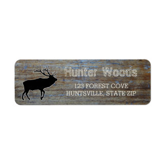 Rustikales Holz | Masculine Wildlife Elch Silhouet