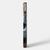 Rustikales Holz Maskuline Holz Tough iPhone Case (Rückseite / Links)