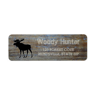 Rustikales Holz | Maskuline Wildlife Elche Silhoue