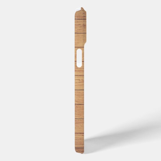Rustikales Holz, monogramiert Case-Mate iPhone Hülle (Rückseite / Rechts)