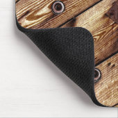 Rustikales Holz Mousepad (Ecke)