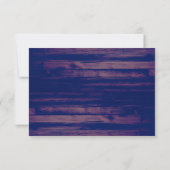 Rustikales Holz nach Colorado Probe Einladung (Rückseite)