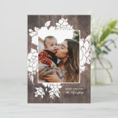 Rustikales Holz | Natürlich | Weihnachten im Foto (Stehend Vorderseite)