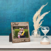 Rustikales Holz Opa Bestes Paw-Paw-Foto Fotoplatte (InSitu)