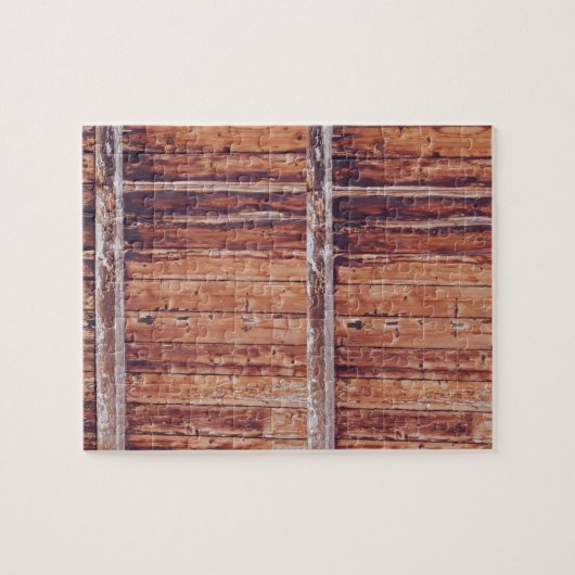 Rustikales Holz Puzzle (Horizontal)