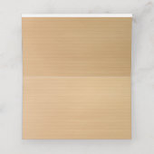 Rustikales Holz Rosa Blütenschmetterling Hochzeits Platzkarte (Innenseite Aufgefaltet)