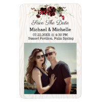 Rustikales Holz Save the Date unseres Hochzeitsmag