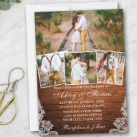 Rustikales Holz Spitze 4 Foto Hochzeit