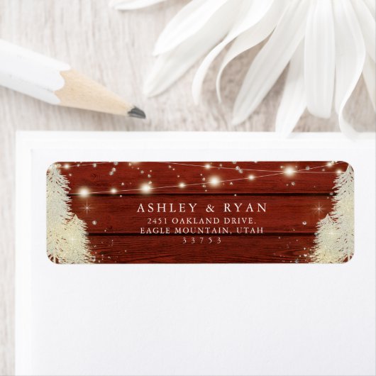 Rustikales Holz | String Lights | Baumhochzeit (Insitu)