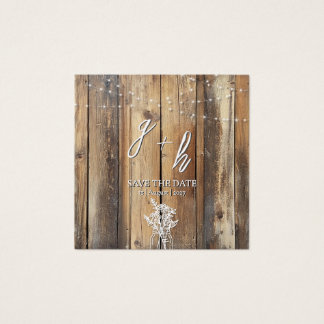 Rustikales Holz String Lights Mason Jar Speichern 