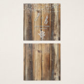 Rustikales Holz String Lights Mason Jar Speichern (Vorne & Hinten)