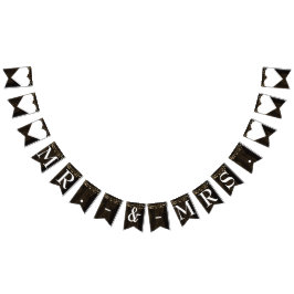 Rustikales Holz String Lights Mr. Wedding Wimpelkette