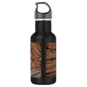 Rustikales Holz Trinkflasche (Rückseite)