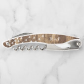 Rustikales Holz u. feenhafte Kellnermesser (Rückseite)