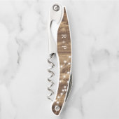 Rustikales Holz u. feenhafte Kellnermesser (Vorderseite)