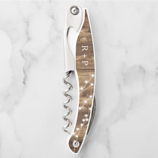 Rustikales Holz u. feenhafte Kellnermesser (Vorderseite)