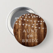 Rustikales Holz u. feenhafte Licht-Tante des Button (Vorne & Hinten)