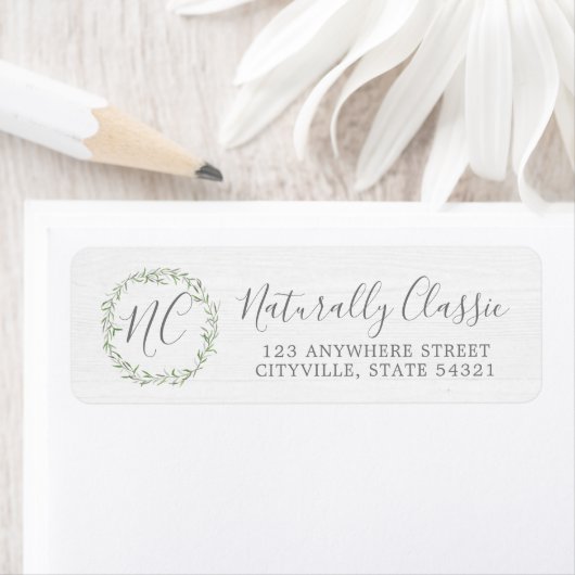 Rustikales Holz und Botanisches Leaf Zweigstelle R (Insitu)