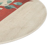 Rustikales Holz und Eukalyptus Letter H Cutting Bo Schneidebrett (Ecke)