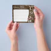 Rustikales Holz und Lichter raten, wer spielt Flyer (Gruppe)