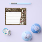 Rustikales Holz und Lichter raten, wer spielt Flyer (Einzeln)