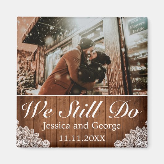 Rustikales Holz und Spitzen machen wir noch immer Magnet (Vorne)