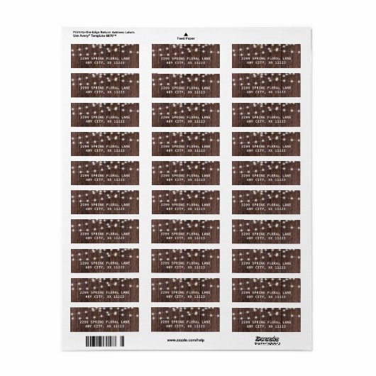 Rustikales Holz und Streichellichter Hochzeit (Vorne)