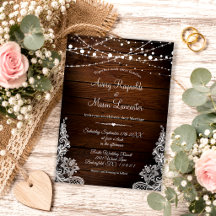Rustikales Holz und Streichellichter Hochzeit