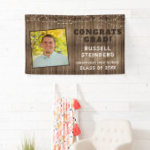 Rustikales Holz- und String-Leuchten mit Foto-Absc Banner (Insitu)