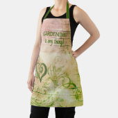 Rustikales Holz verknüpfte Herzen Personalisiert Schürze (InSitu)